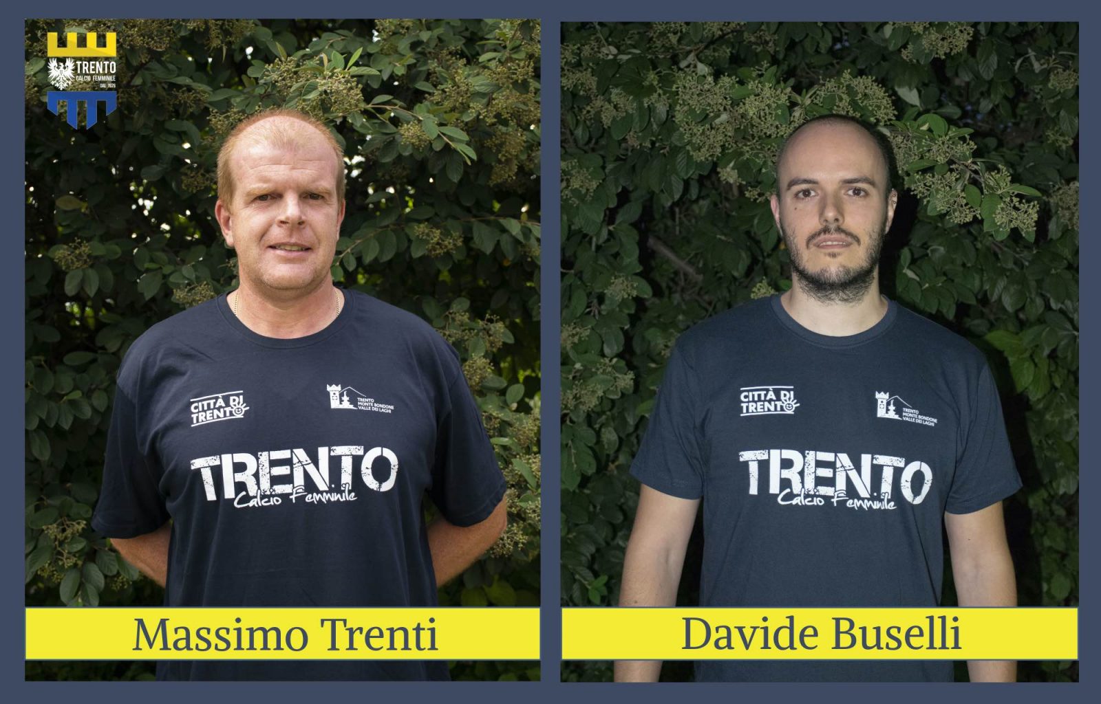 Massimo Trenti e Davide Buselli_ACF Trento calcio femminile