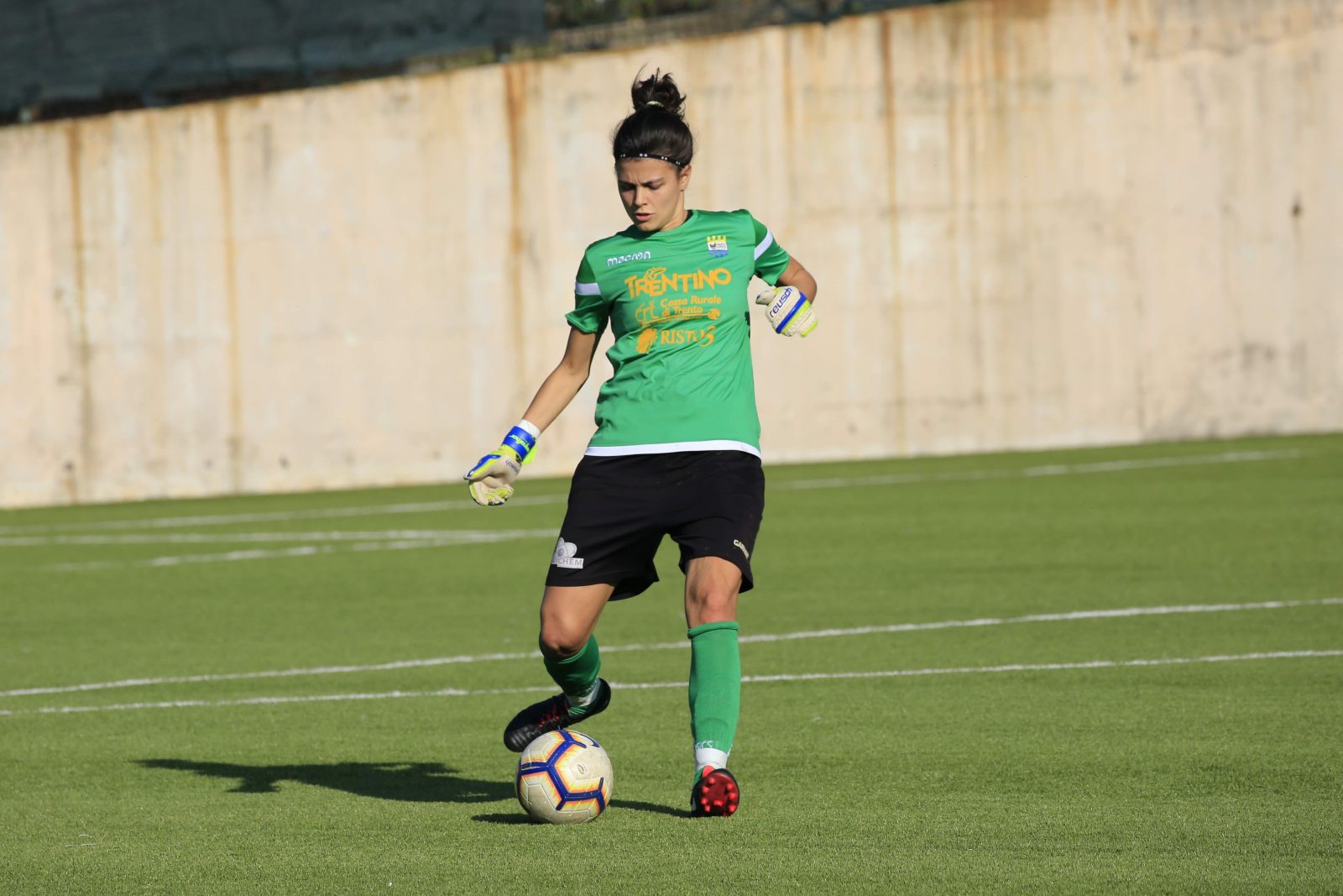 Chiara Valzolgher_Trento calcio femminile_campo di Mattarello