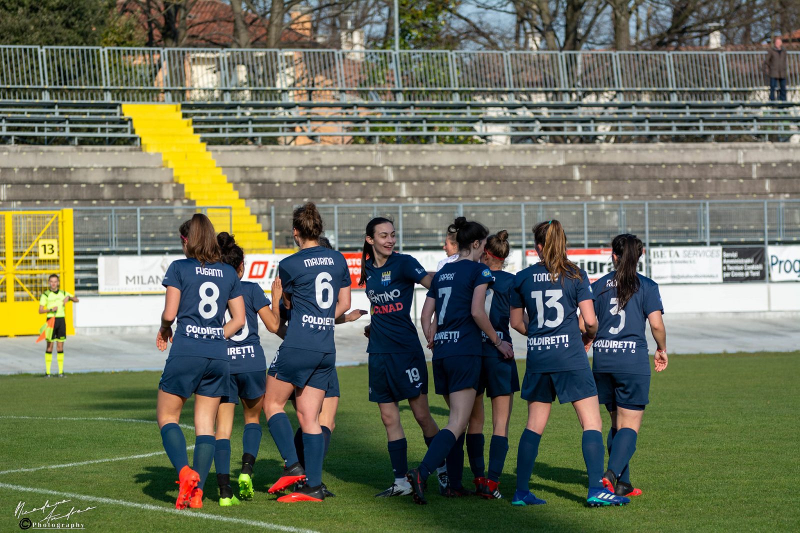 trento calcio femminile vs Portogruaro - campionato serie c femminile 2020-2021
