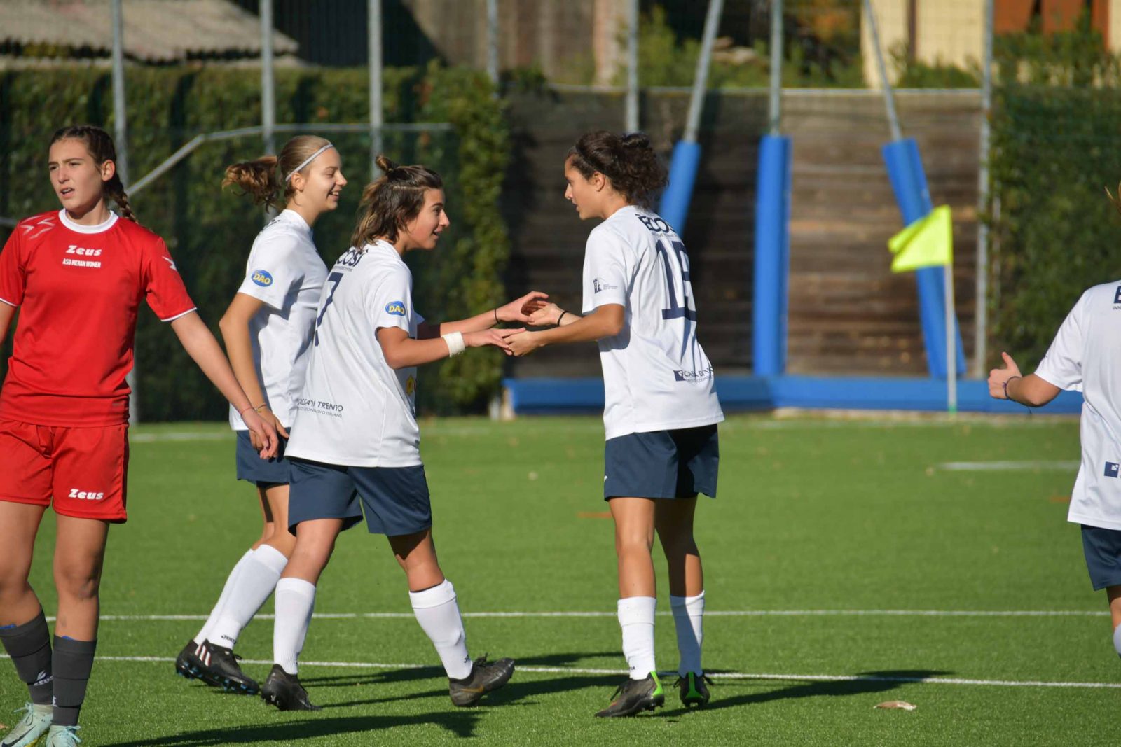 Trento Calcio Femminile - l'esultanza post gol delle under 15